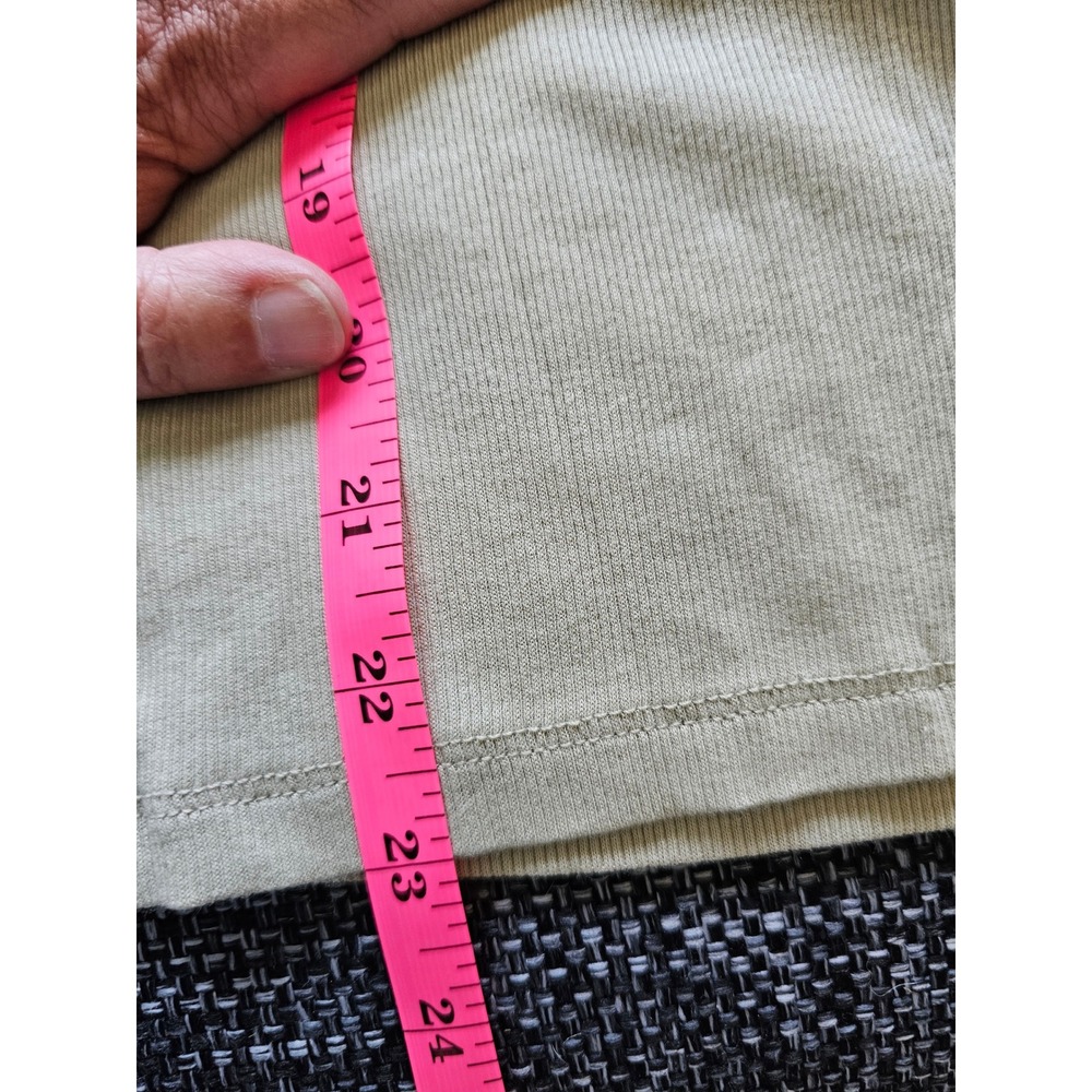 A New Day Tank Top Womens 2X Light Green NEW Ribbed Cotton Modal Stretch Casual - Picture 7 of 8